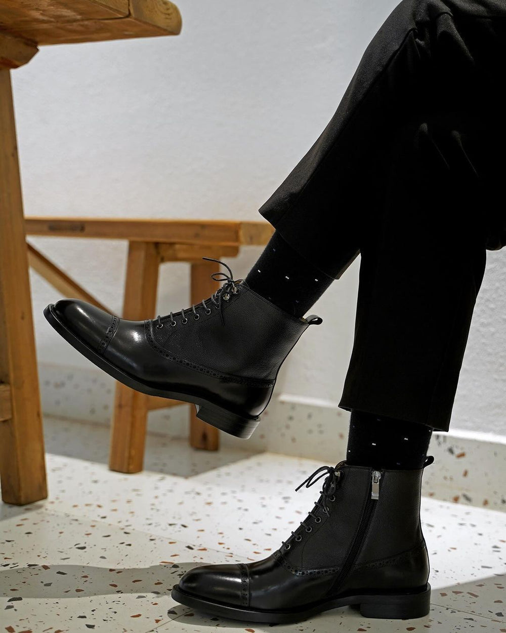Brown Lace-up Combat Boots | Hides&Cult