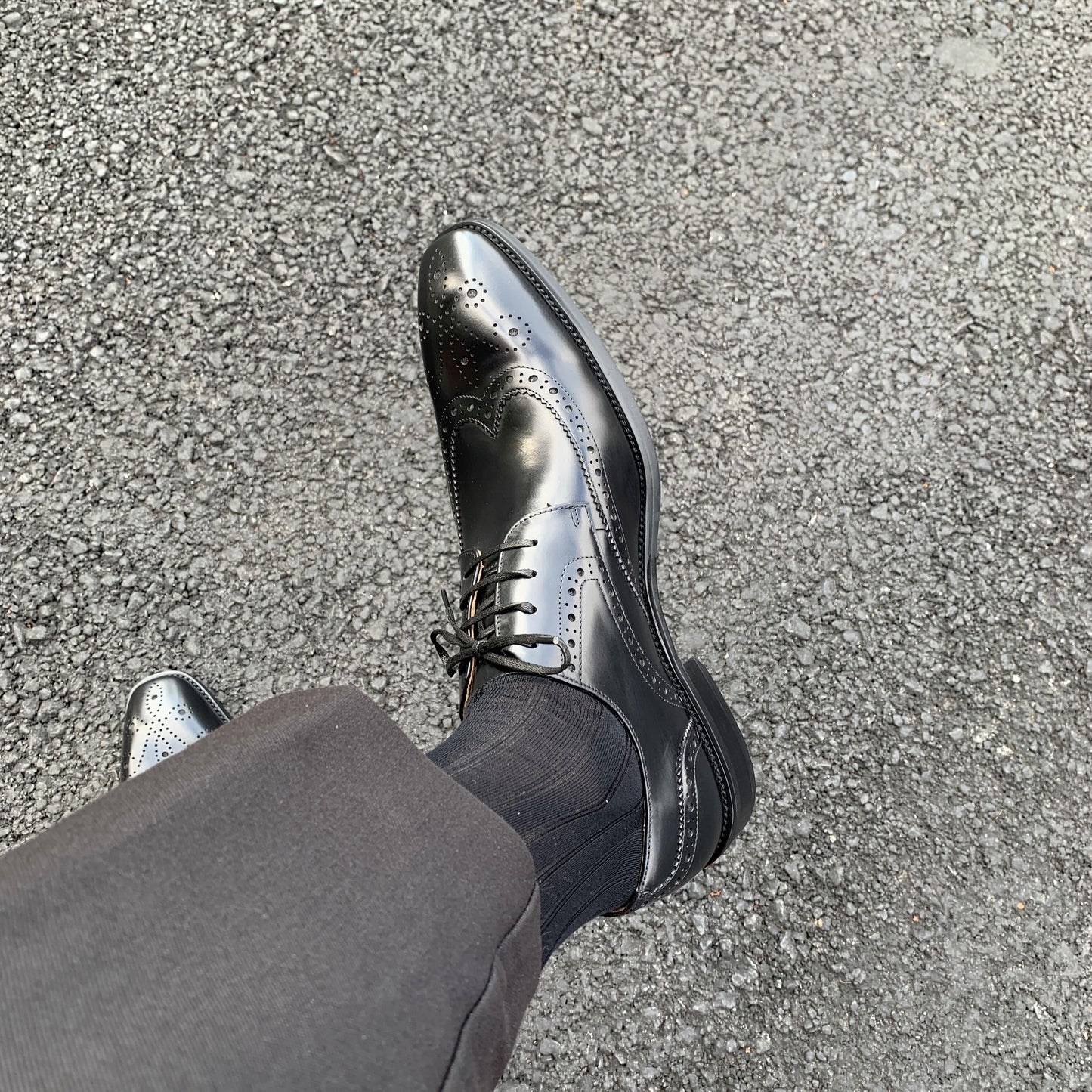 Black Lace Up Brogue Shoes | Hides&Cult