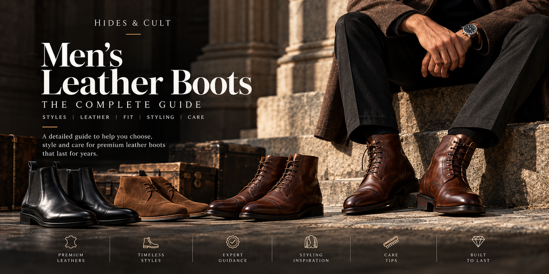 Leather Boots for Men: The Complete Guide to Choosing, Styling & Caring for Premium Leather Boots