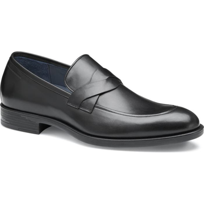 Black - Wave Saddle Leather SlipOns | Hides&Cult