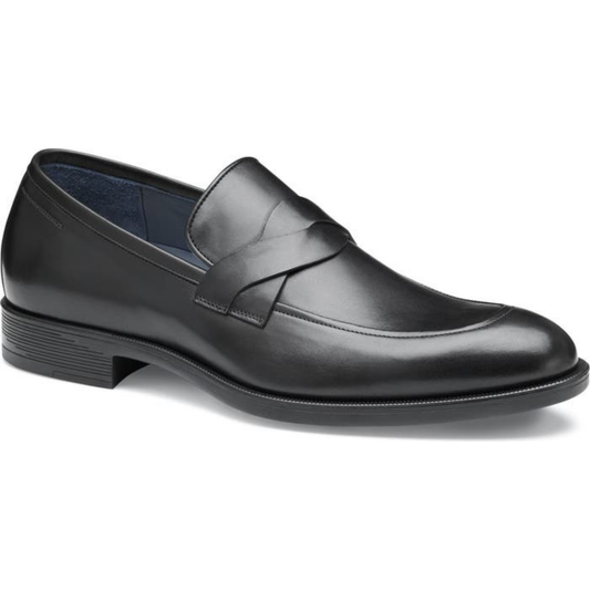 Black - Wave Saddle Leather SlipOns | Hides&Cult