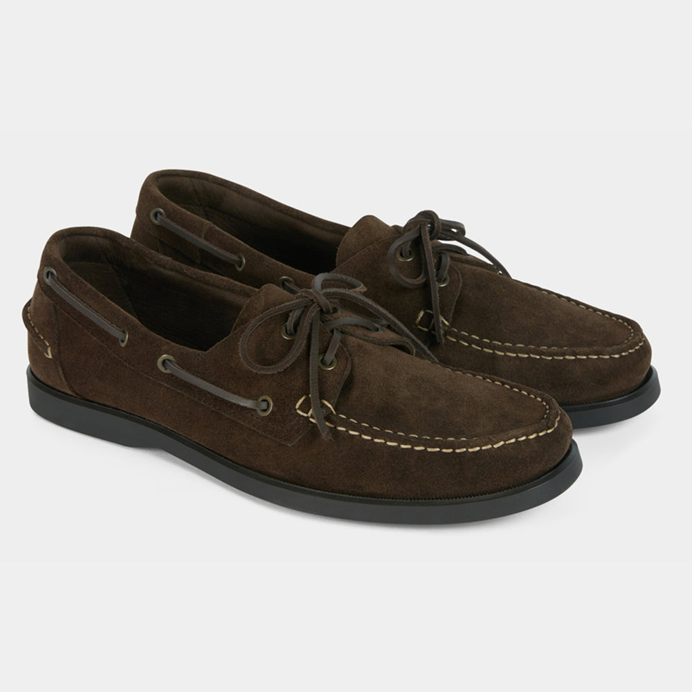 GANBATTE - DARK BROWN SUEDE - Clearance Sale | Hides&Cult