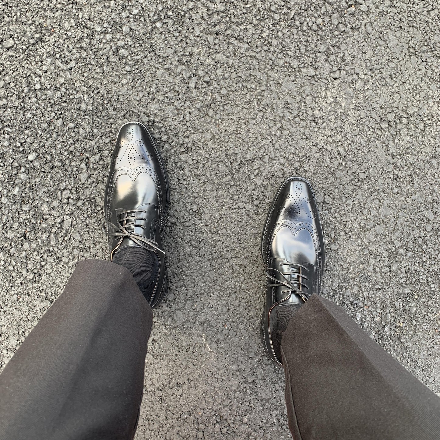Black Lace Up Brogue Shoes | Hides&Cult