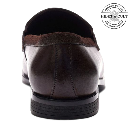 Classic Brown Leather Moccasin Loafers | Hides&Cult