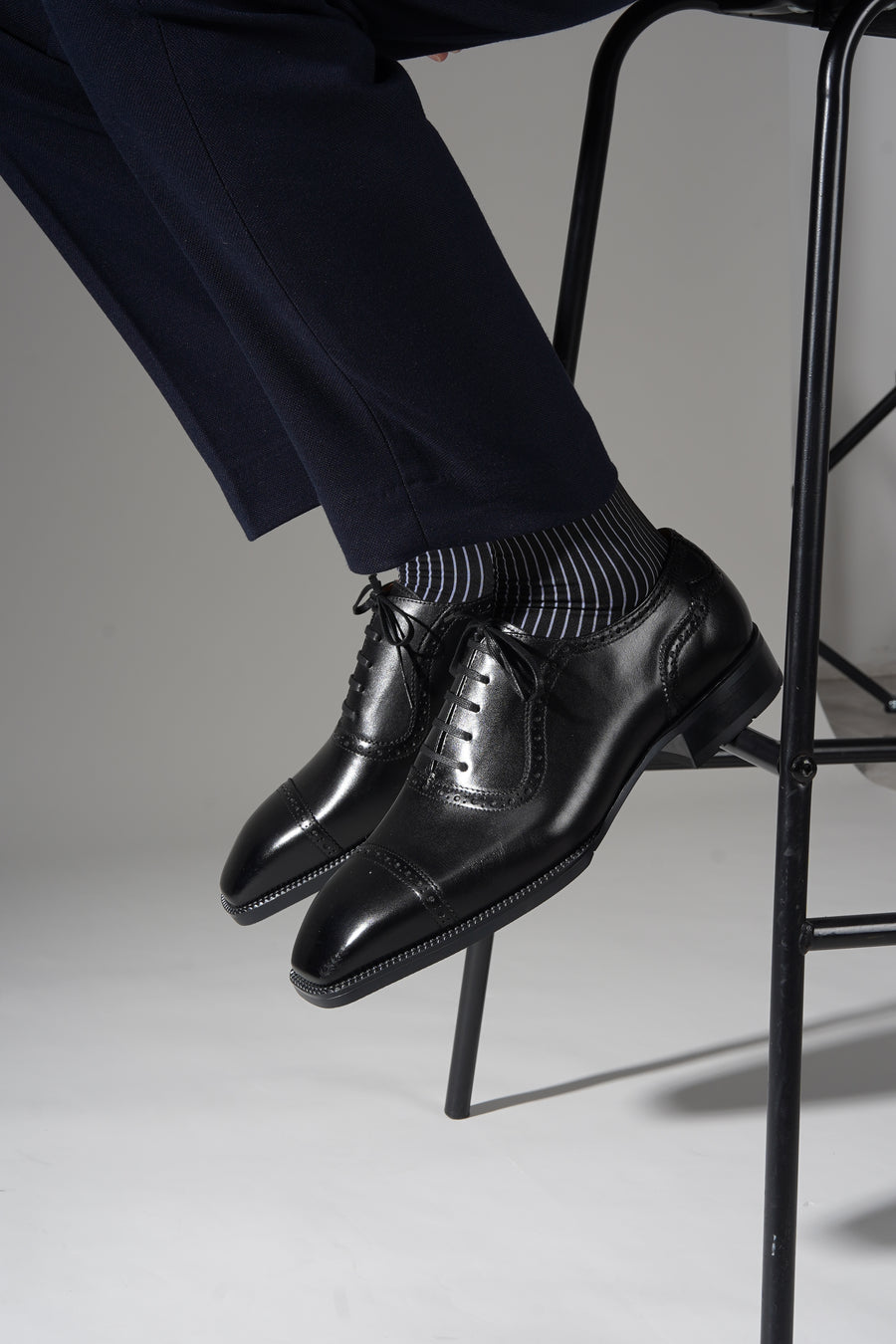 Brown Patina Toe Cut Oxford Brogue Shoes | Hides&Cult