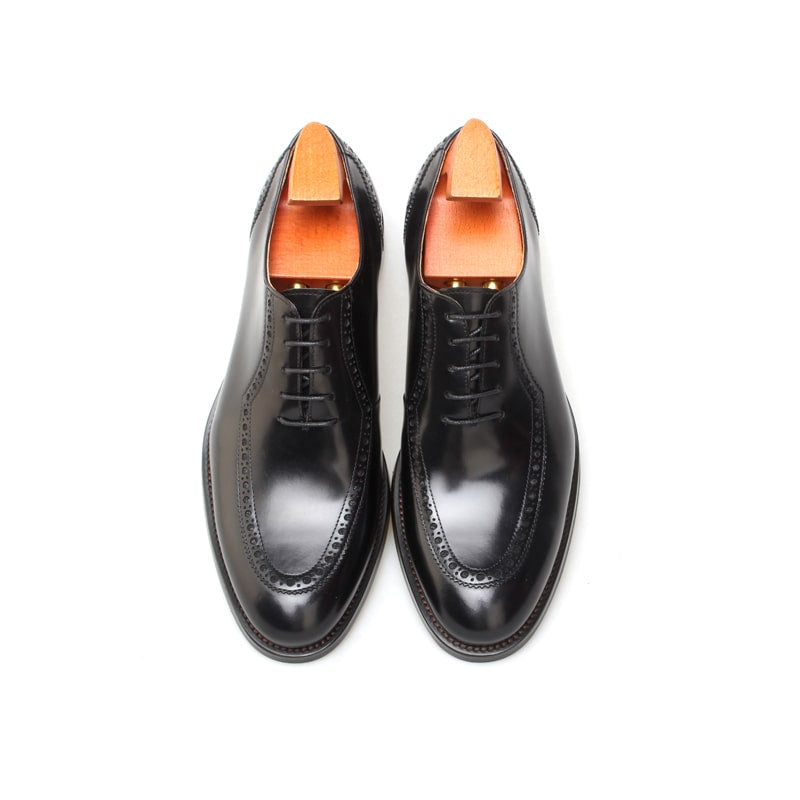 Black Oxford Brogue Shoes | Hides&Cult