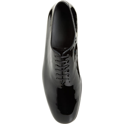 Black Patent Wholecut Leather Shoes - Round Toe | Hides&Cult