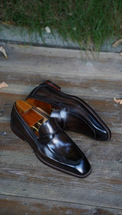 Black Penny Loafers | Hides&Cult