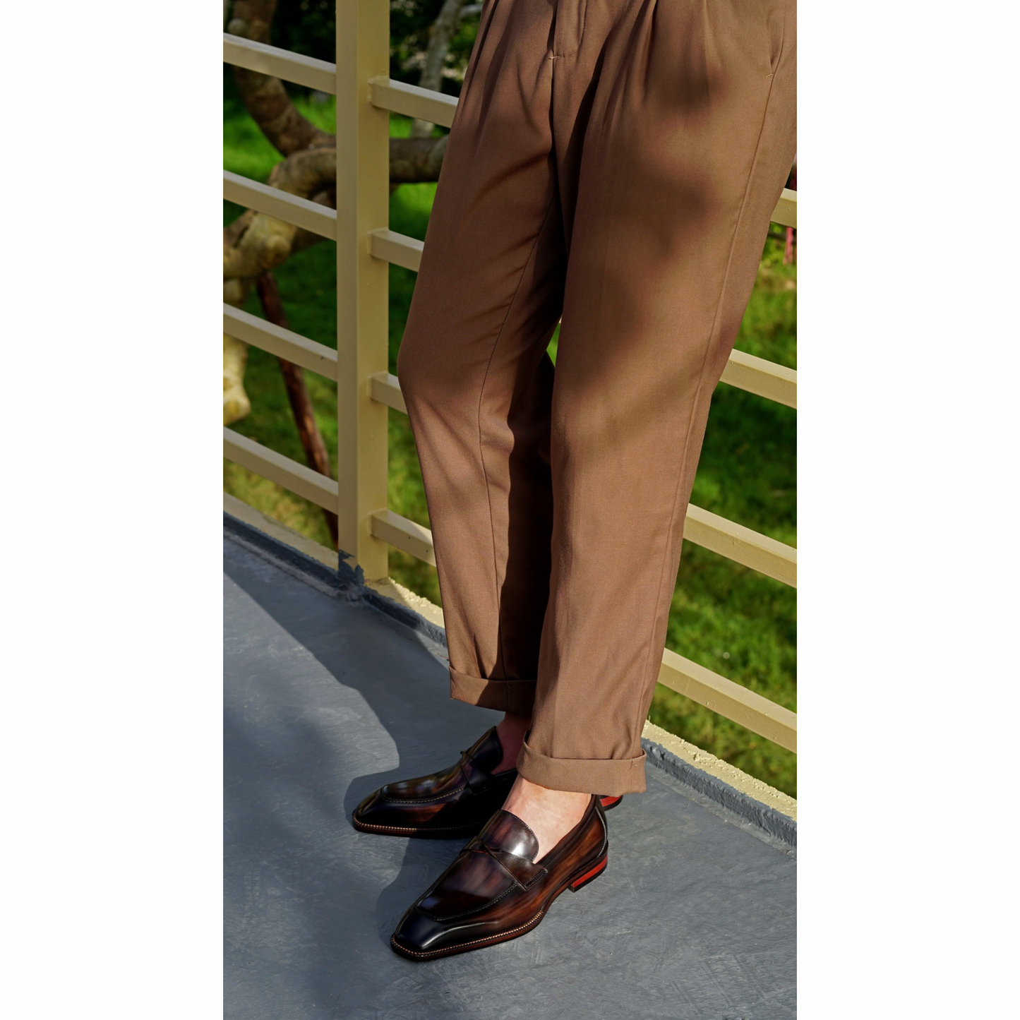 Dark Brown Patina Loafers | Hides&Cult