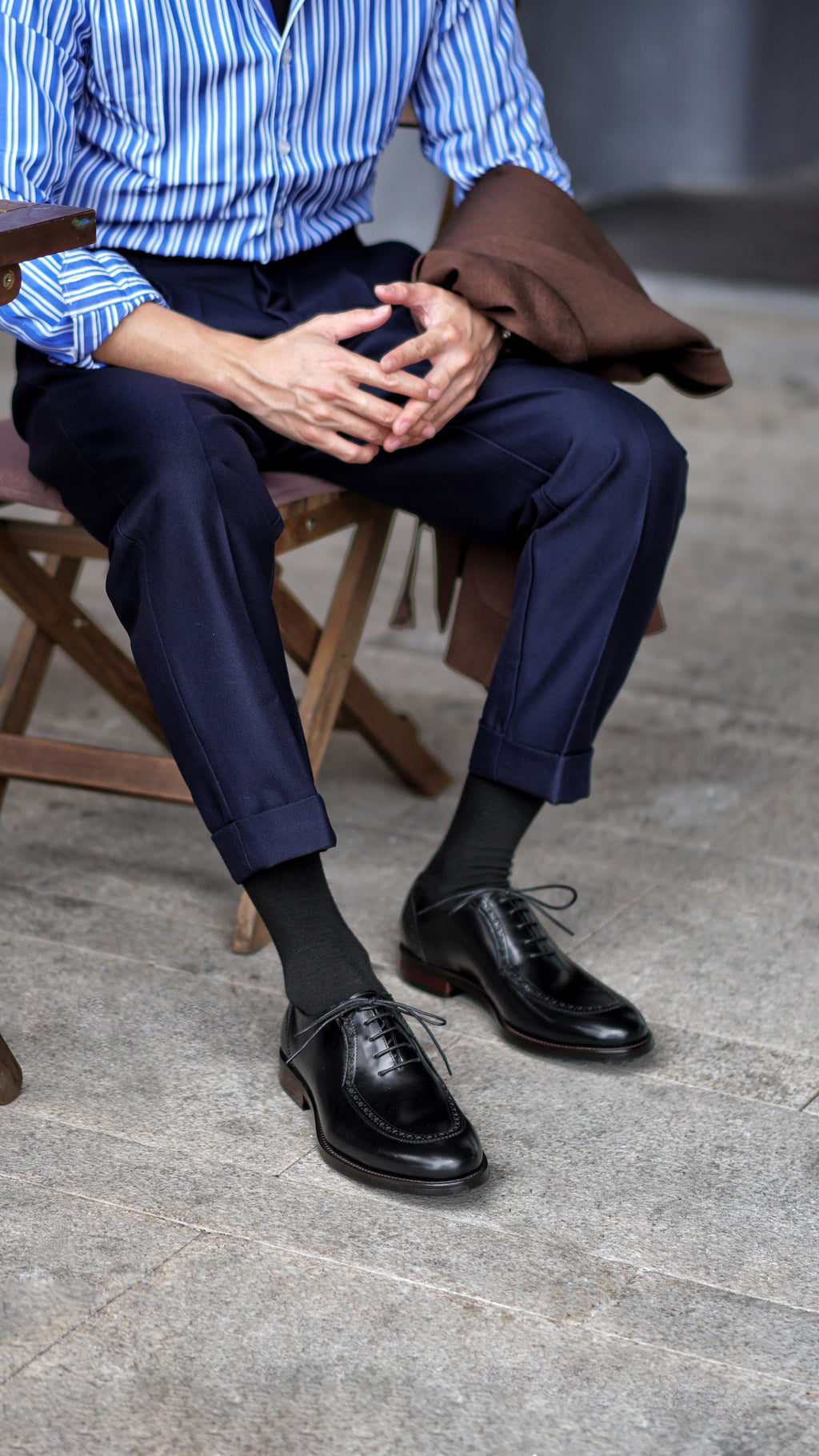 Black Oxford Brogue Shoes | Hides&Cult
