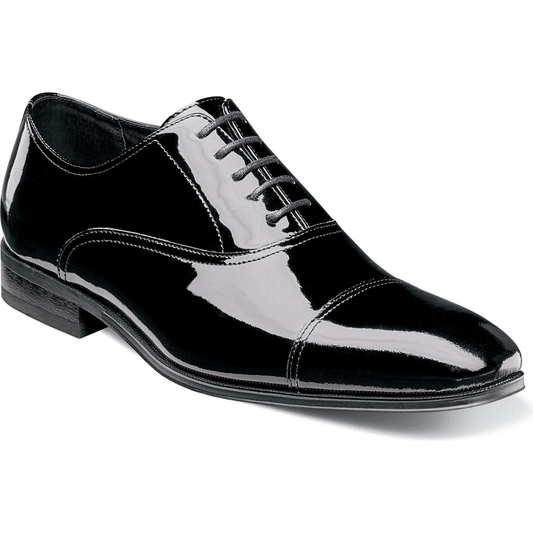 Patent Black Oxford Brogue Leather Shoes | Hides&Cult