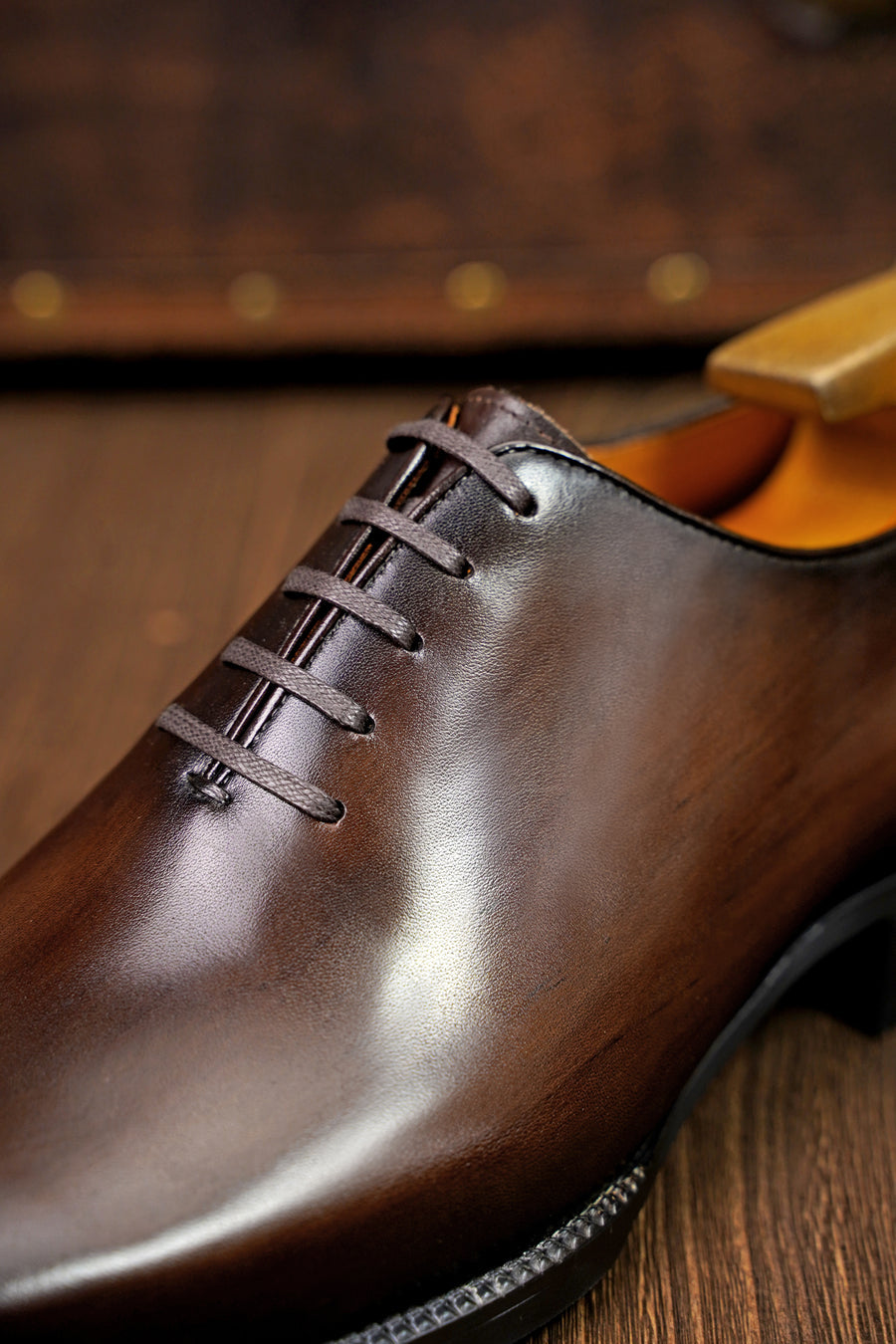 Black Wholecut Formal Shoes | Hides&Cult