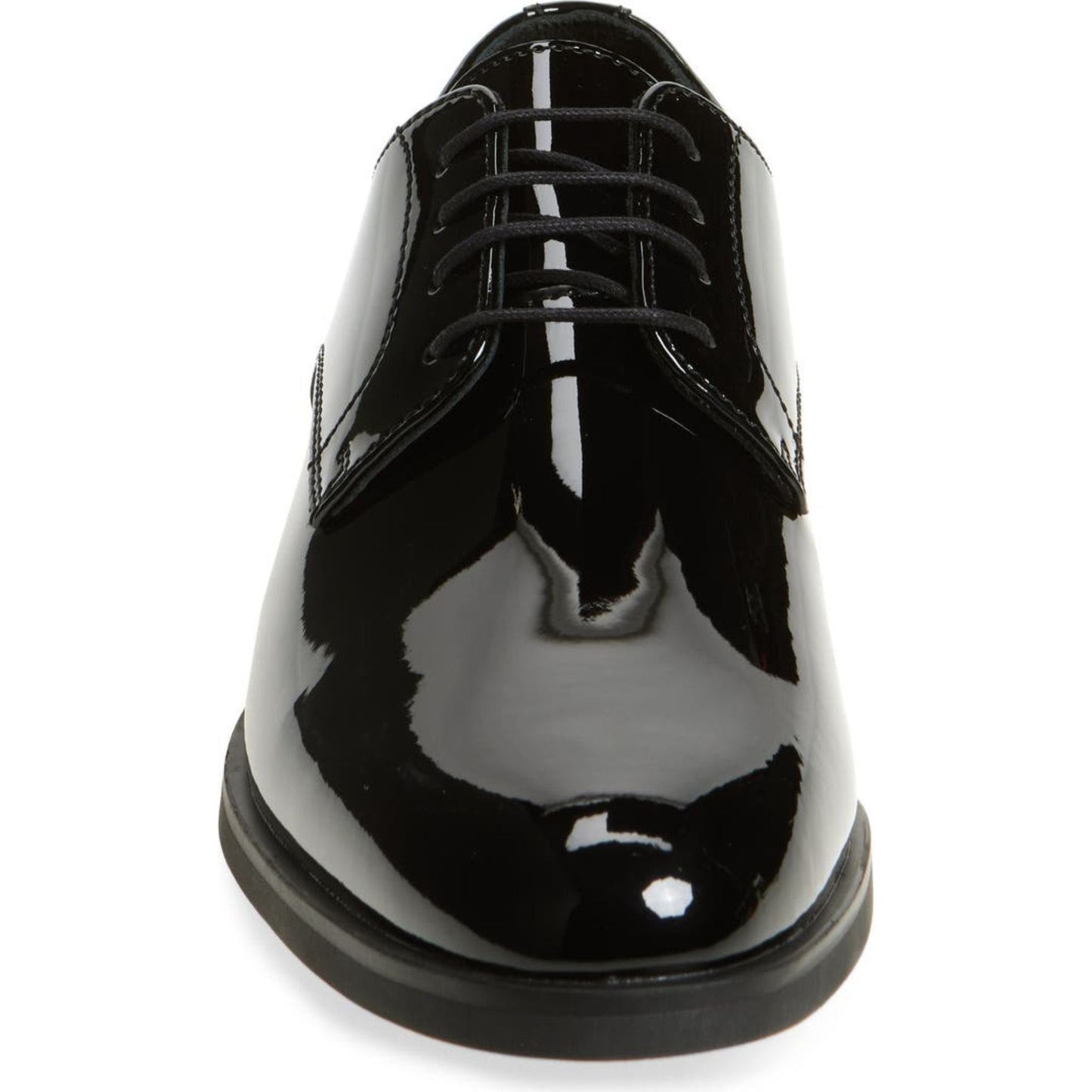 Black Patent Lace Up Leather Shoes - Round Toe | Hides&Cult