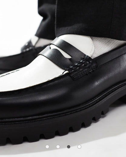 Old Money Slip On Penny Loafers - Chunky Sole | Hides&Cult