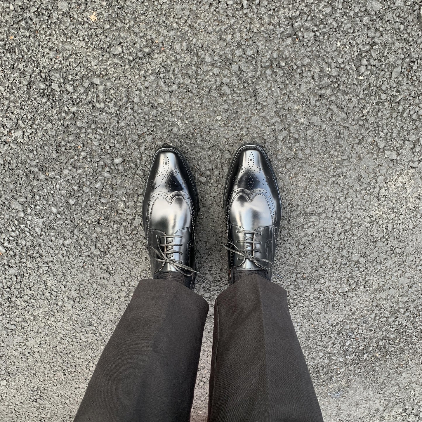Black Lace Up Brogue Shoes | Hides&Cult