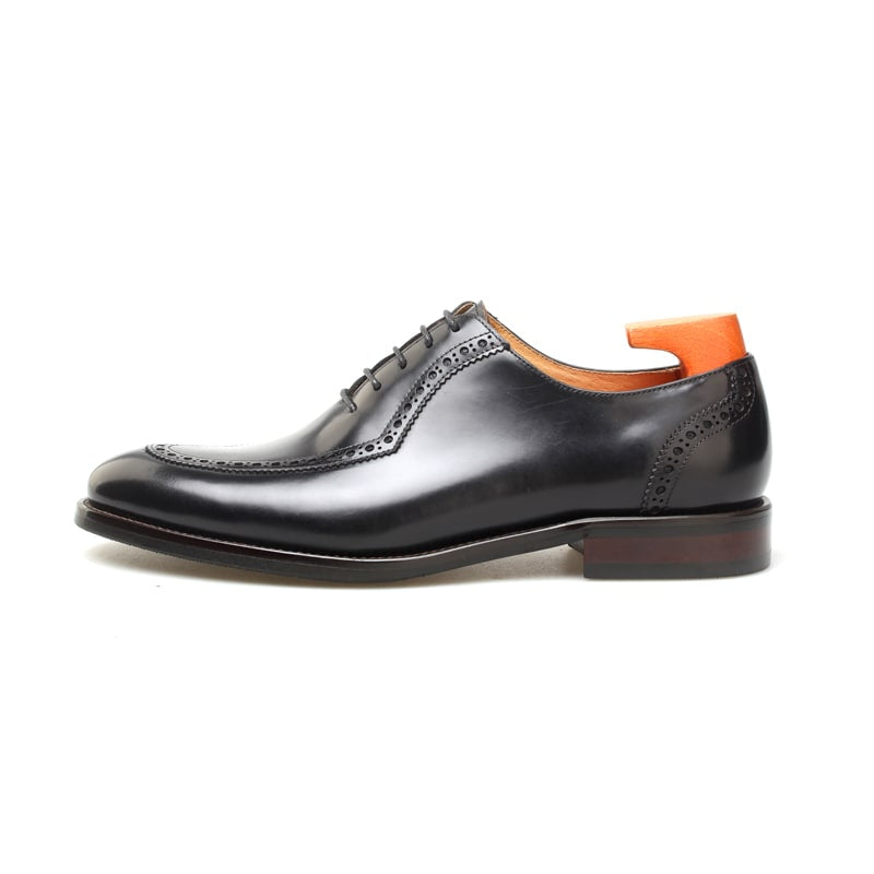 Black Oxford Brogue Shoes | Hides&Cult