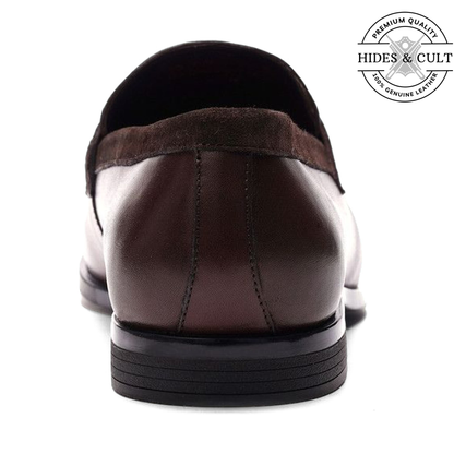 Brown Tassel Leather SlipOn Loafers | Hides&Cult