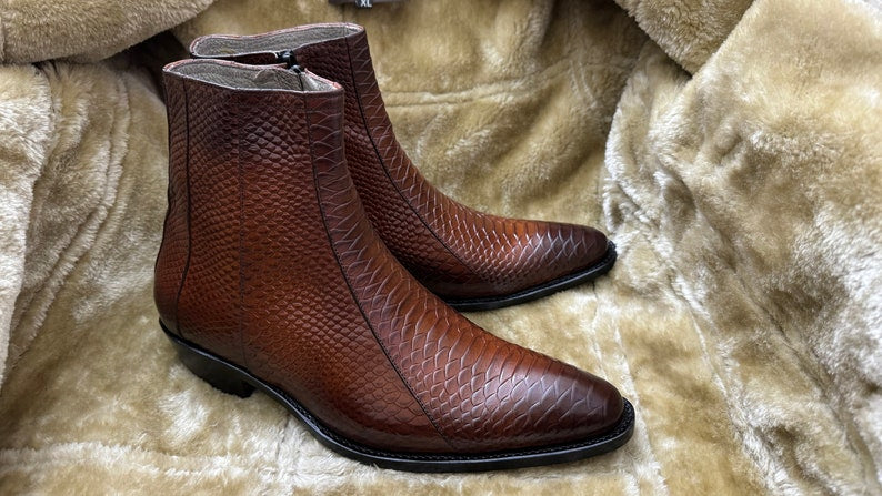 Python High Ankle Boots | Hides&Cult