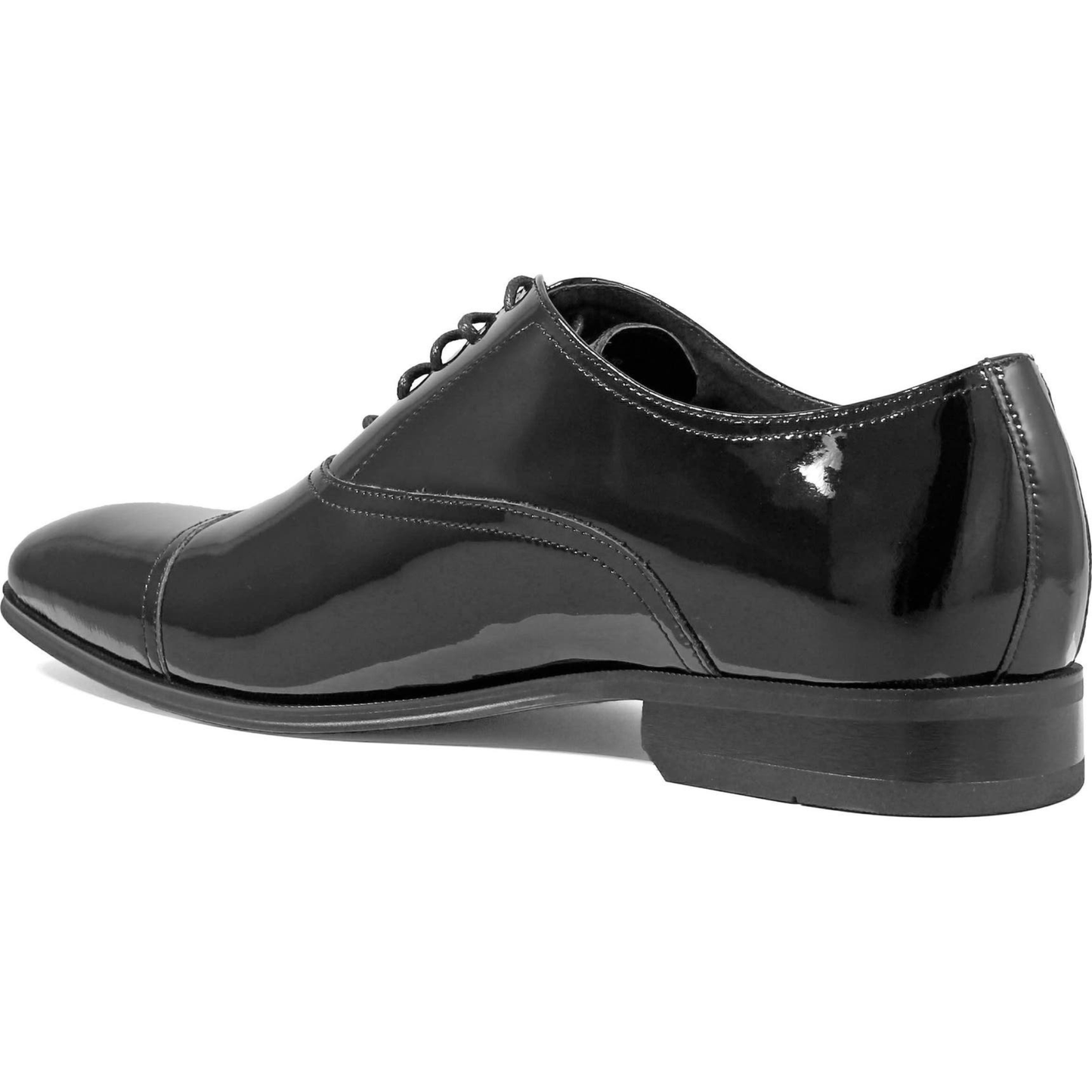 Patent Black Oxford Brogue Leather Shoes | Hides&Cult