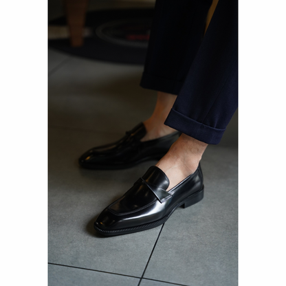 Black Penny Loafers | Hides&Cult