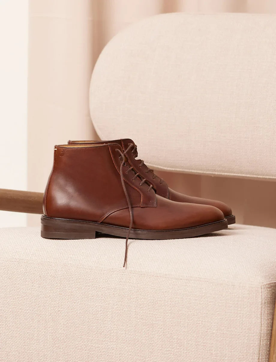 The Essential Chukka Boots - Solid Burgundy - Clearance Sale | Hides&Cult