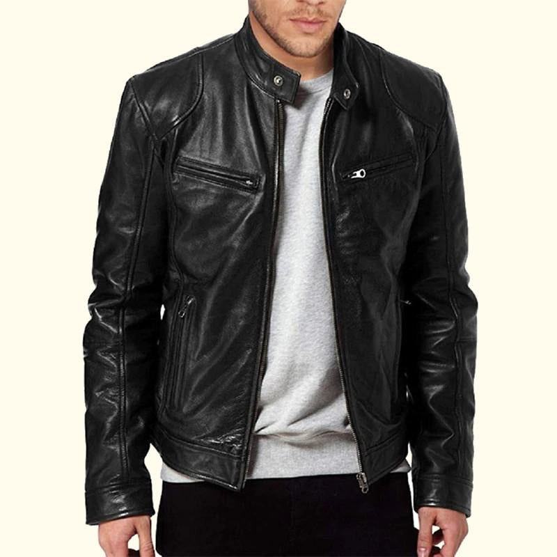 Black Moto Leather Jacket