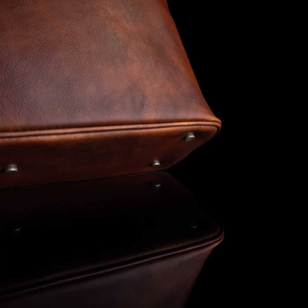 Vintage Leather Tote Bag