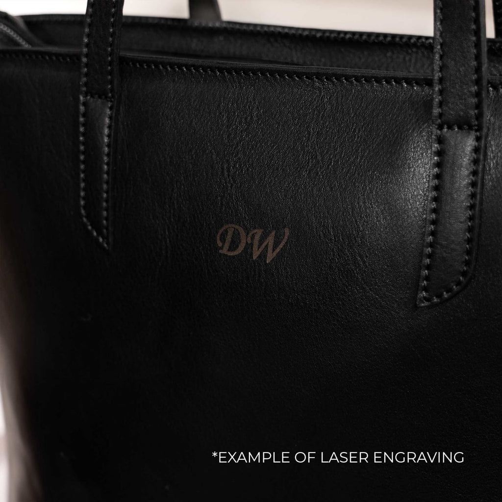 Vintage Leather Tote Bag