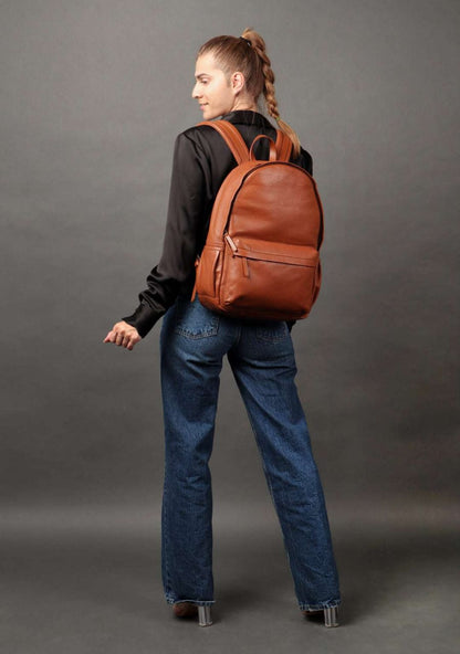 Travel Leather Backpack