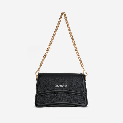 Women Premium Black Leather Sling Bag