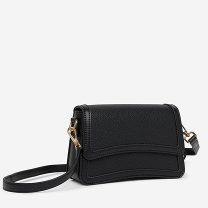 Women Premium Black Leather Sling Bag