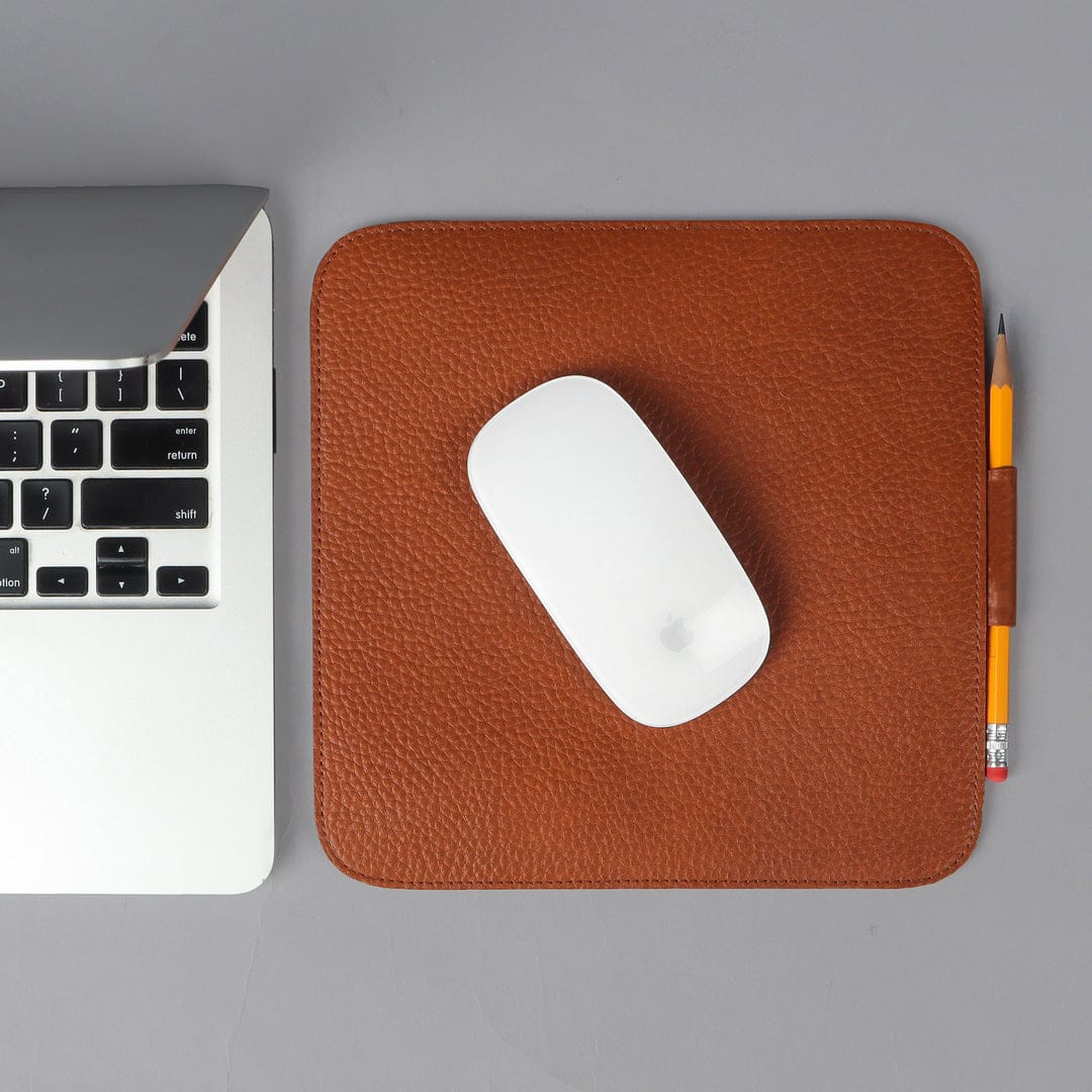 Full Grain Leather Mouse Pad