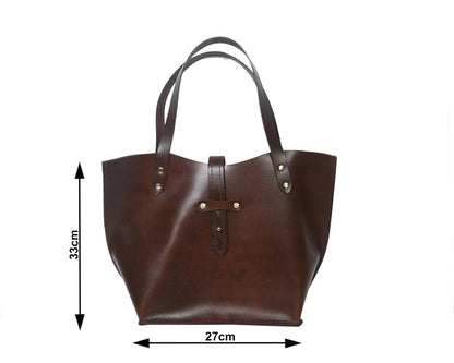 Womens Genuine Leather Tote bag