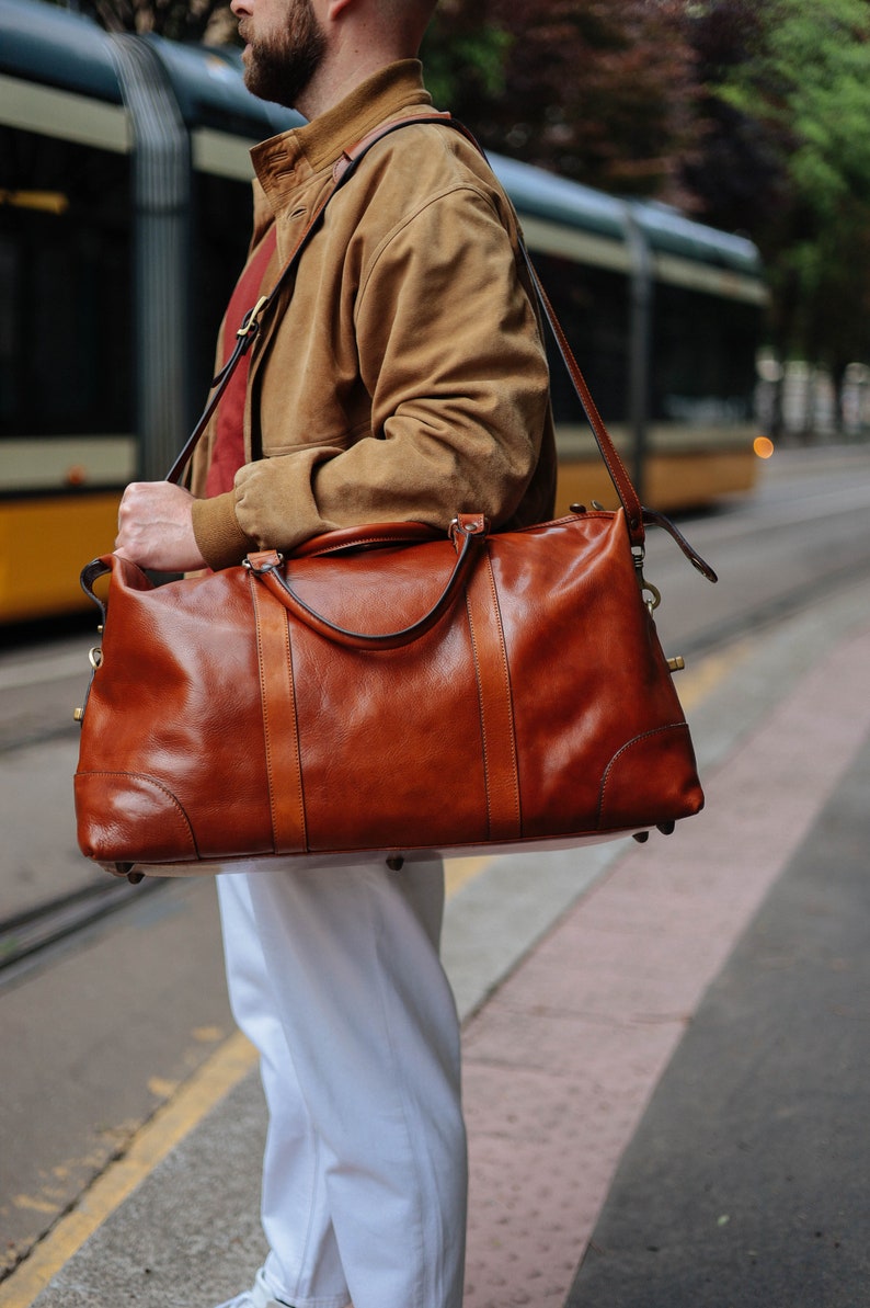 Genuine Leather Duffle Bag | Hides & Cult