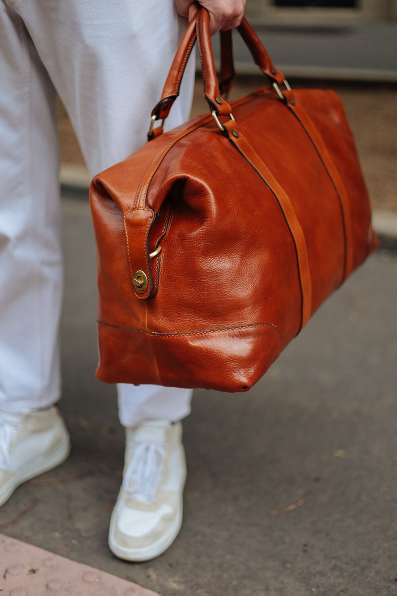 Genuine Leather Duffle Bag | Hides & Cult