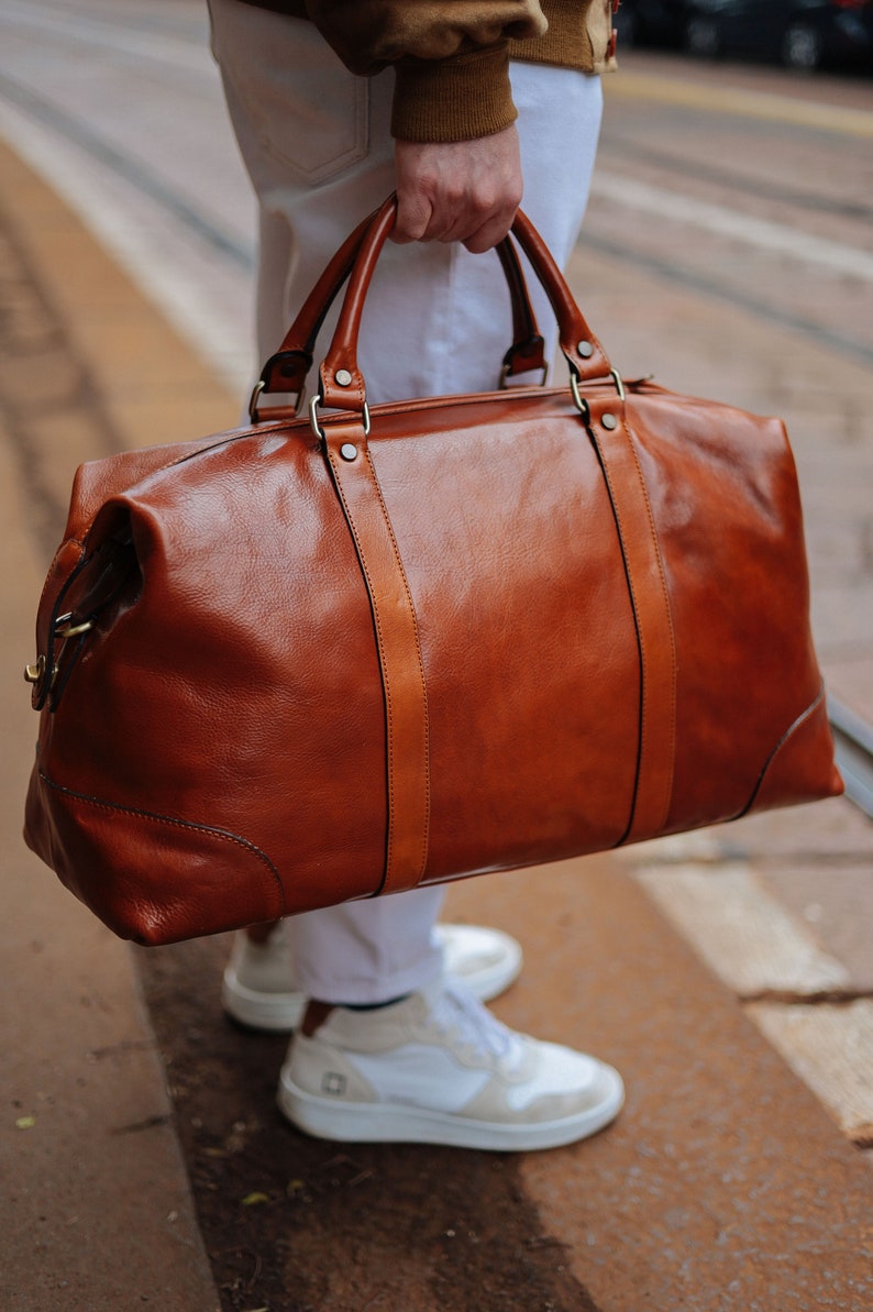 Genuine Leather Duffle Bag | Hides & Cult