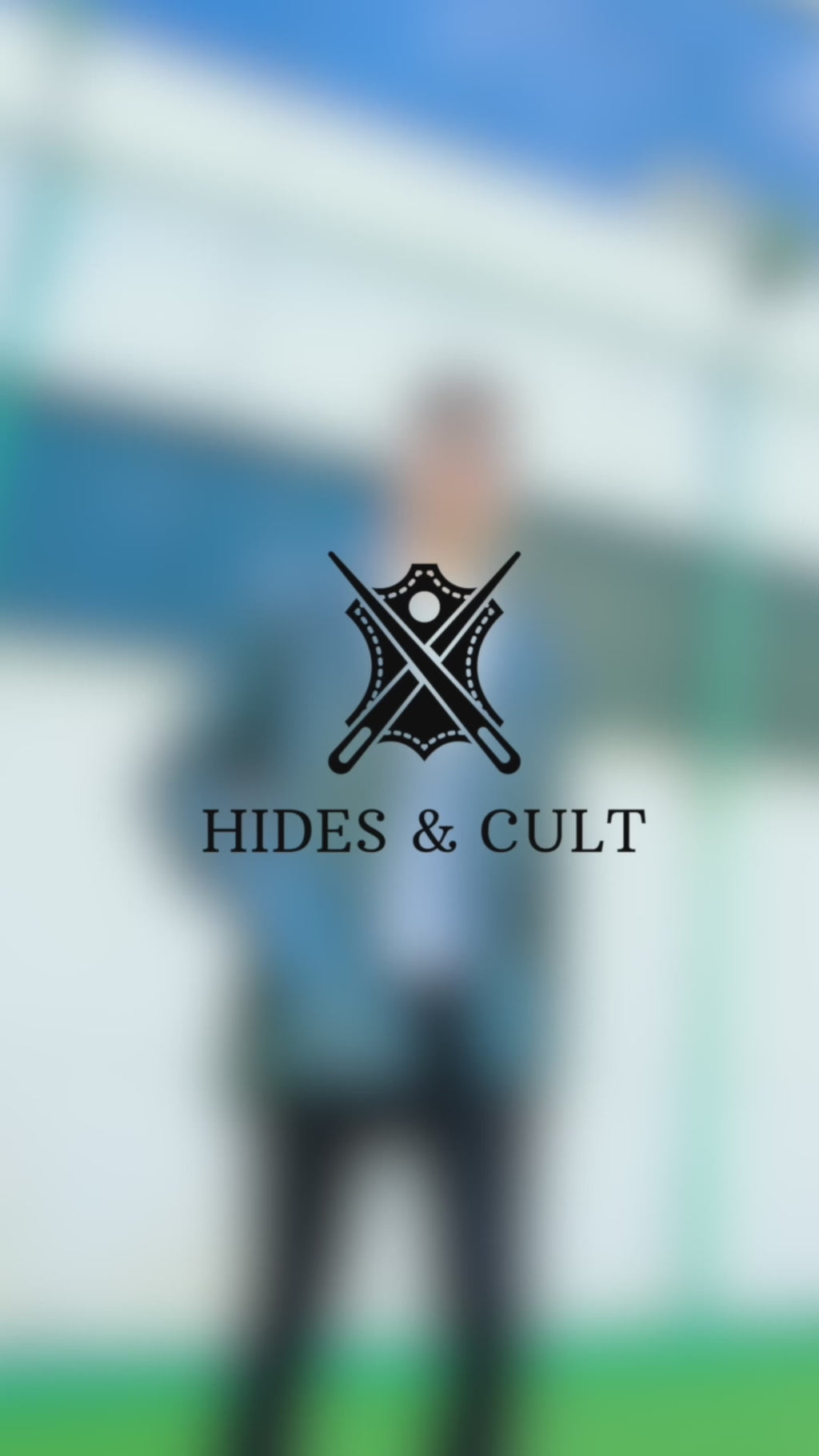 Mens Olive Green Double Breasted Leather Trench Coat Short Coat