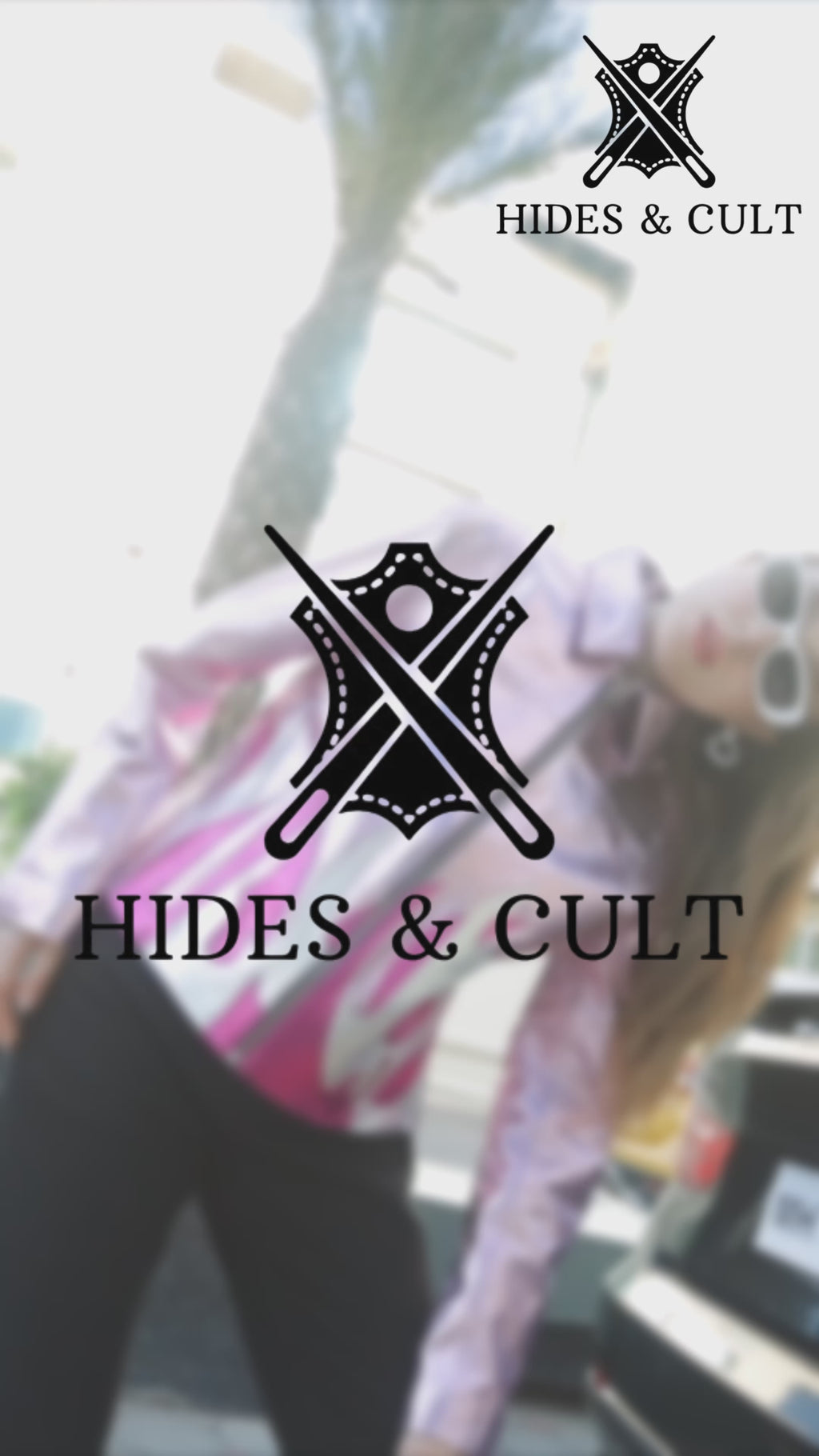 Womens Pink Metallic Foil Fire Effect Genuine Leather Jacket